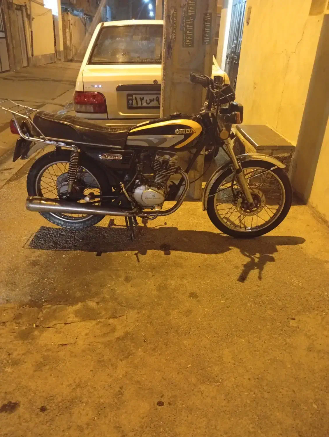 شهاب الگانس|موتورسیکلت|مشکیندشت, |دیوار