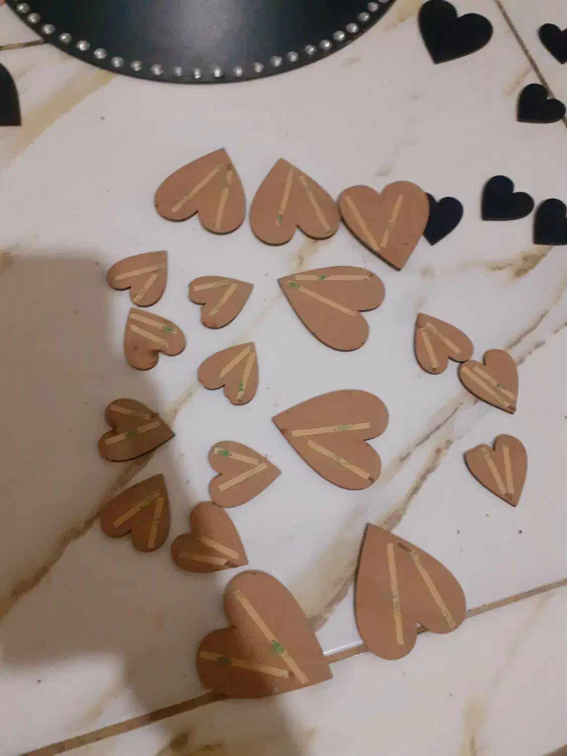 ساعت دیواری چوبی زیبا چسبی نوی نو|ساعت دیواری و تزئینی|مشهد, هفت تیر (نه دره)|دیوار