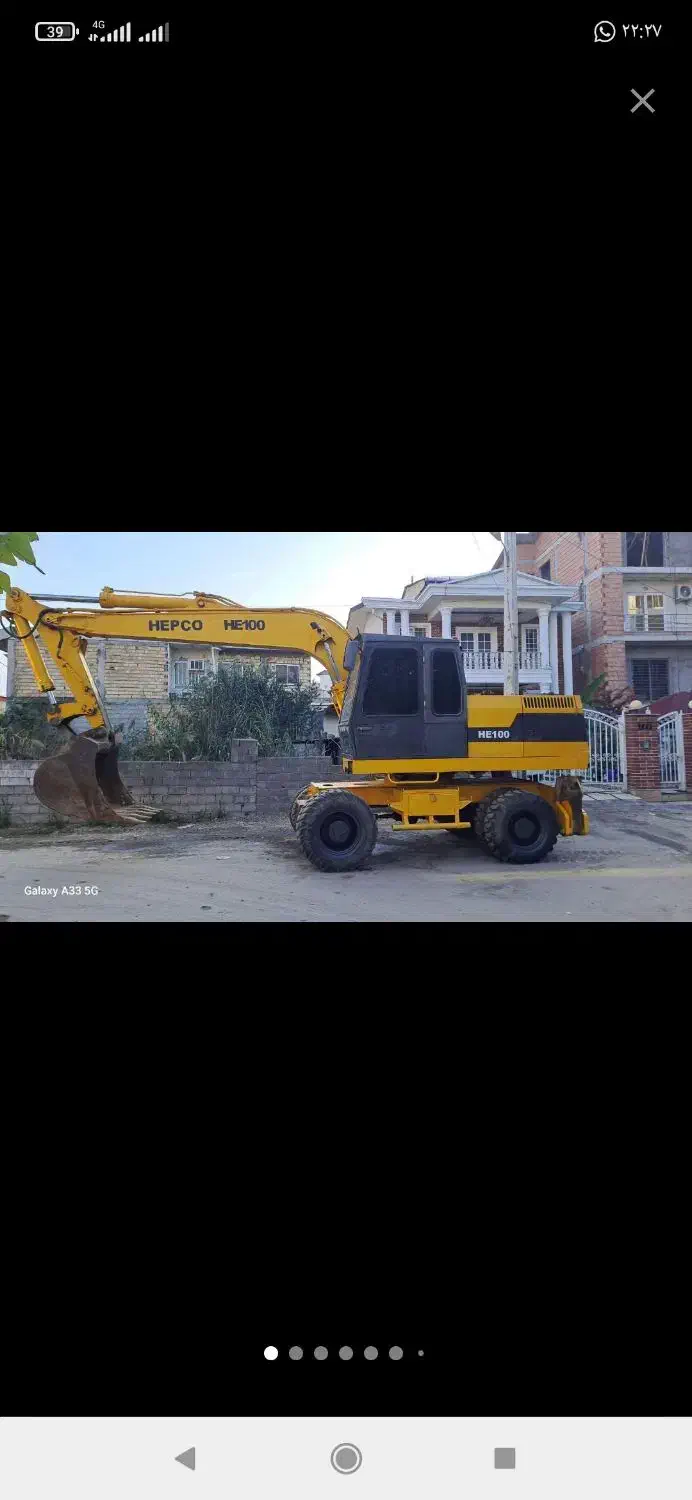 اجاره بیل مکانیکی لاستیکی و بیل بکهو|خدمات حمل و نقل|چهارباغ, |دیوار