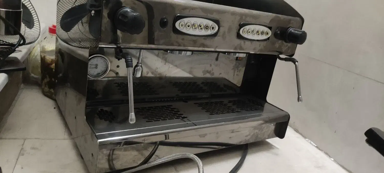 دستگاه قهوه دو گروپ|سماور، چای‌ساز، قهوه‌ساز|ری, ولی آباد|دیوار