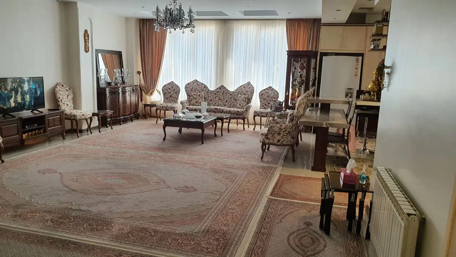 شرق مرزداران/۱۰۰متر/۸ساله/پرده خور/فول|اجارهٔ آپارتمان|تهران, شهرک آزمایش|دیوار