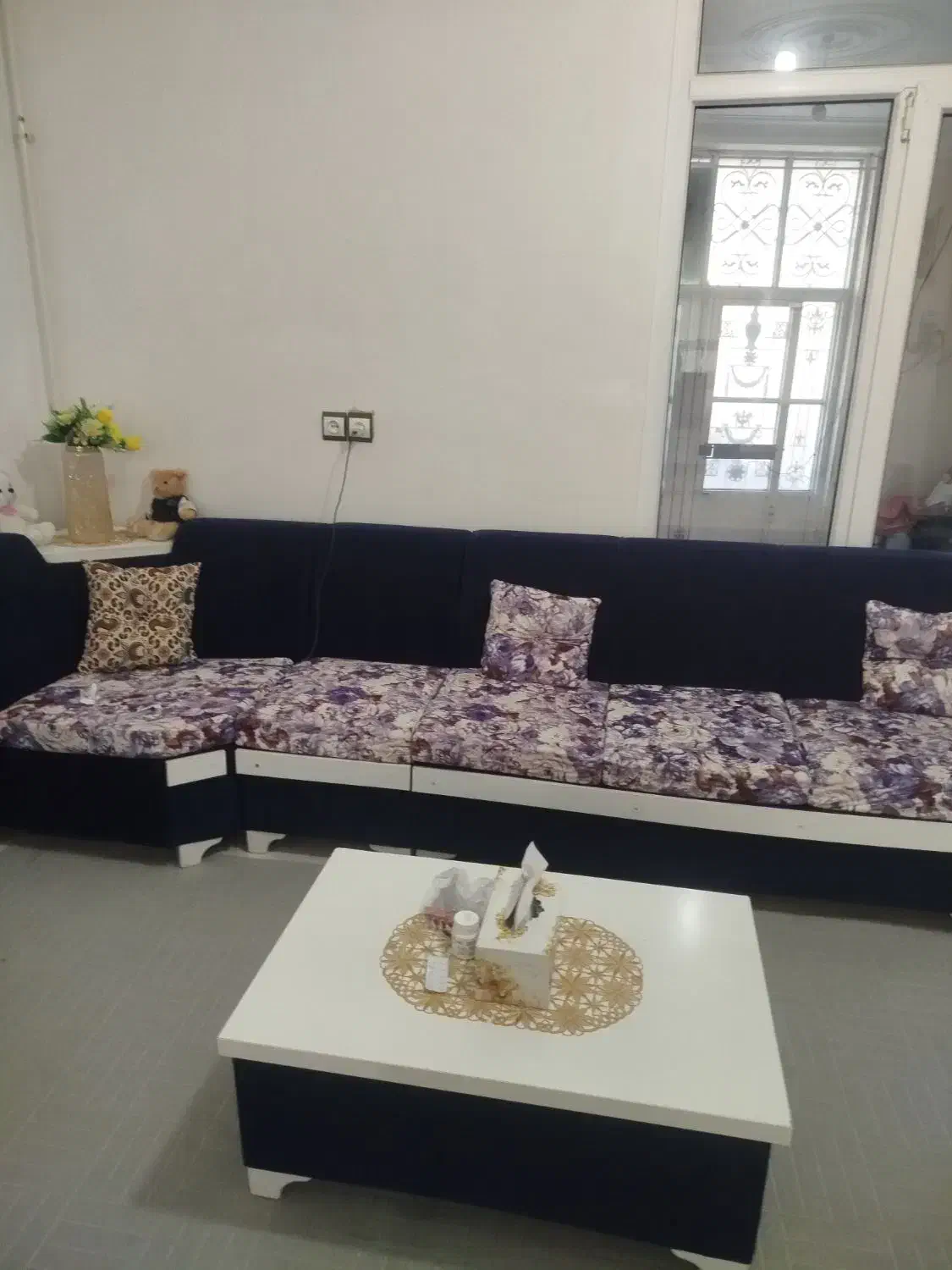 یک دست مبل ال|مبلمان خانگی و میز عسلی|سرپل ذهاب, |دیوار