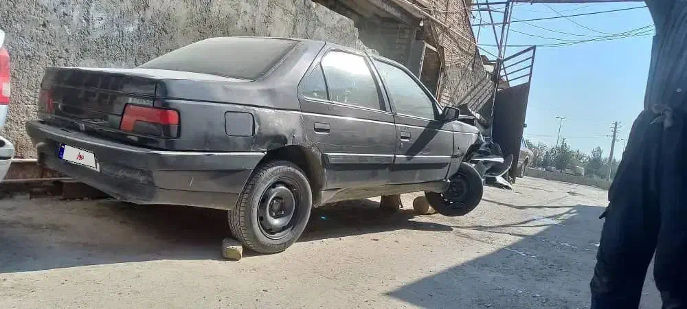 تصادفی مدل 90 مشکی متالیک|خودرو سواری و وانت|برخوار, |دیوار