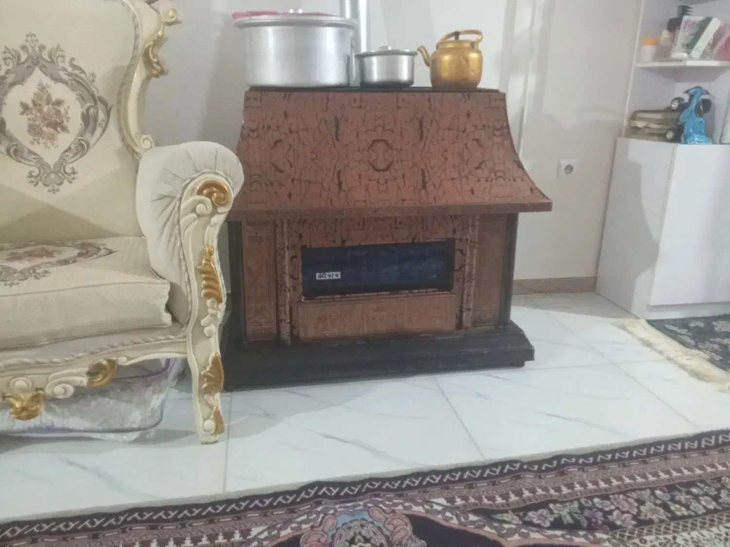 بخاری|بخاری، هیتر، شومینه|میانه, |دیوار