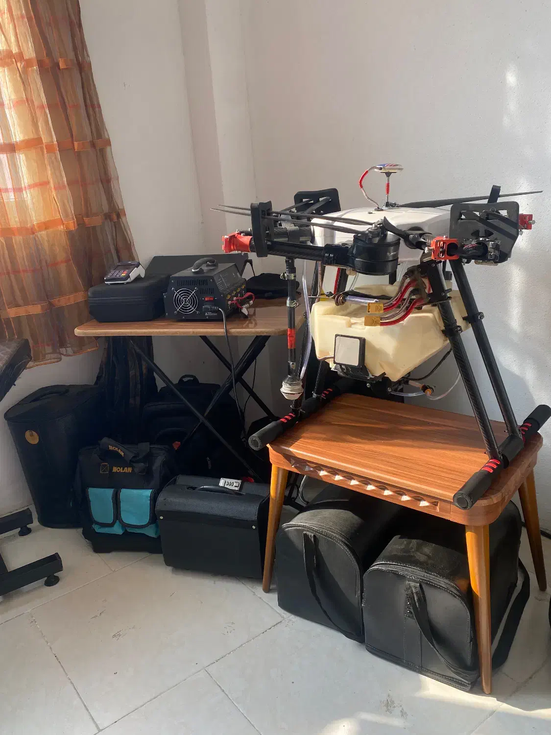 محلول پاشی با پهپاد سید سامان پورعباس|ماشینآلات صنعتی|اهواز, ۲۴ متری|دیوار