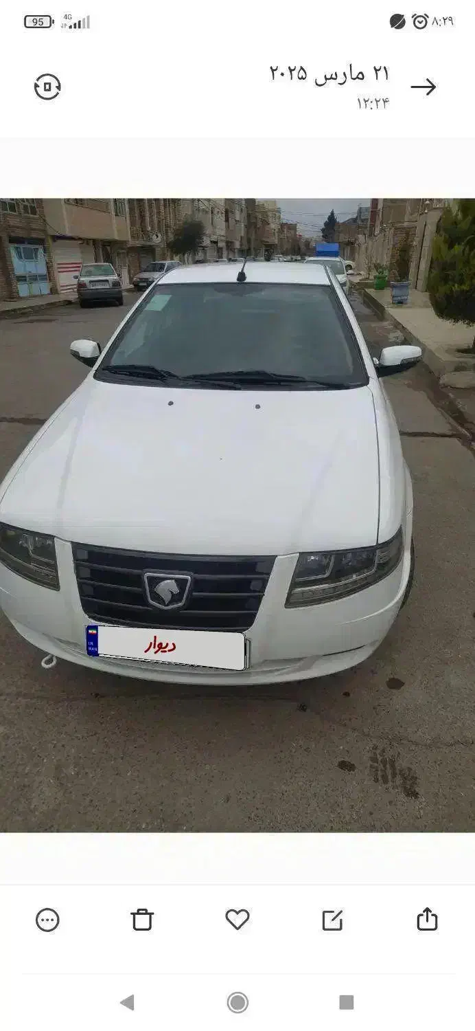 سمند سورن ای اف سون 1401فول|خودرو سواری و وانت|پارسآباد, |دیوار