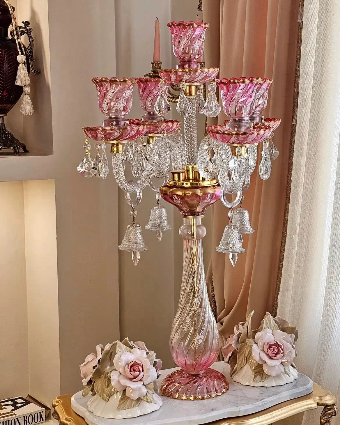 شمعدان ۵ شاخه نقاشی|صنایع دستی و سایر لوازم تزئینی|تهران, تهرانسر شمالی|دیوار