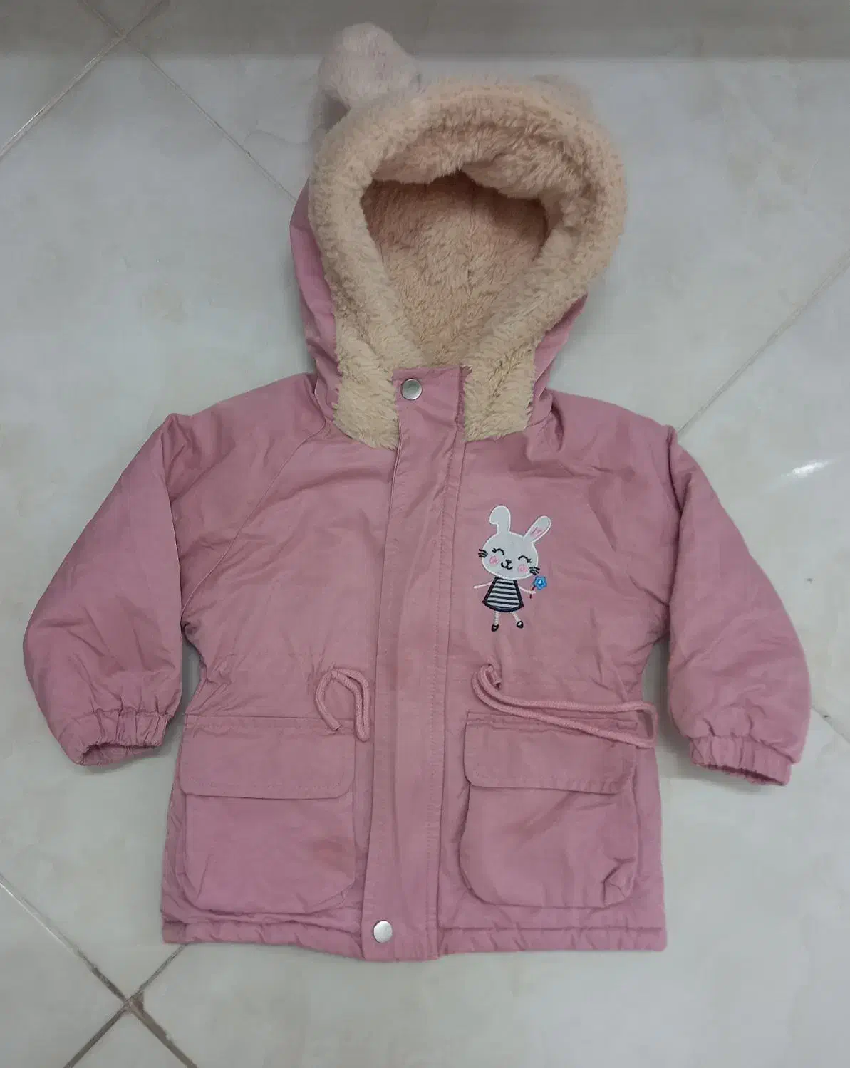 کاپشن تو خزدار دخترانه|کفش و لباس بچه|قم, زنبیل آباد|دیوار