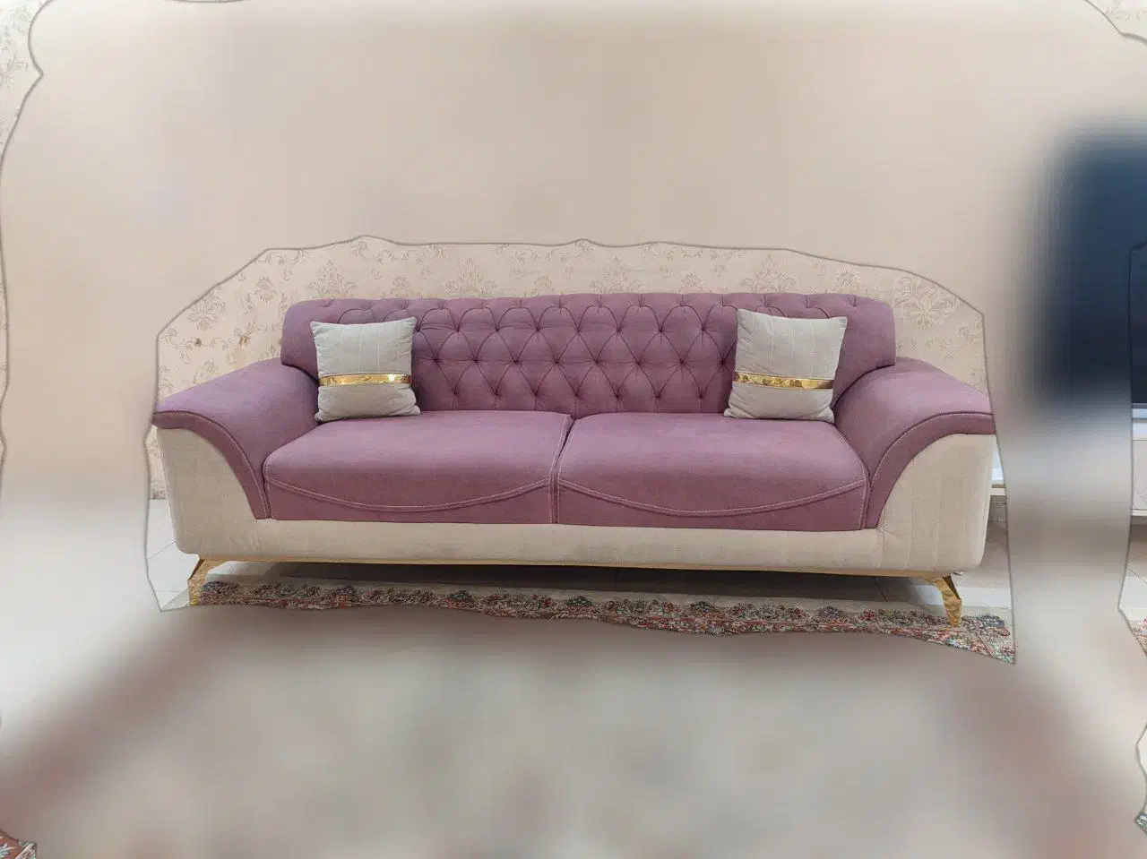 مبلمان هشت نفره در حد نو|مبلمان خانگی و میز عسلی|مشهد, شفا|دیوار