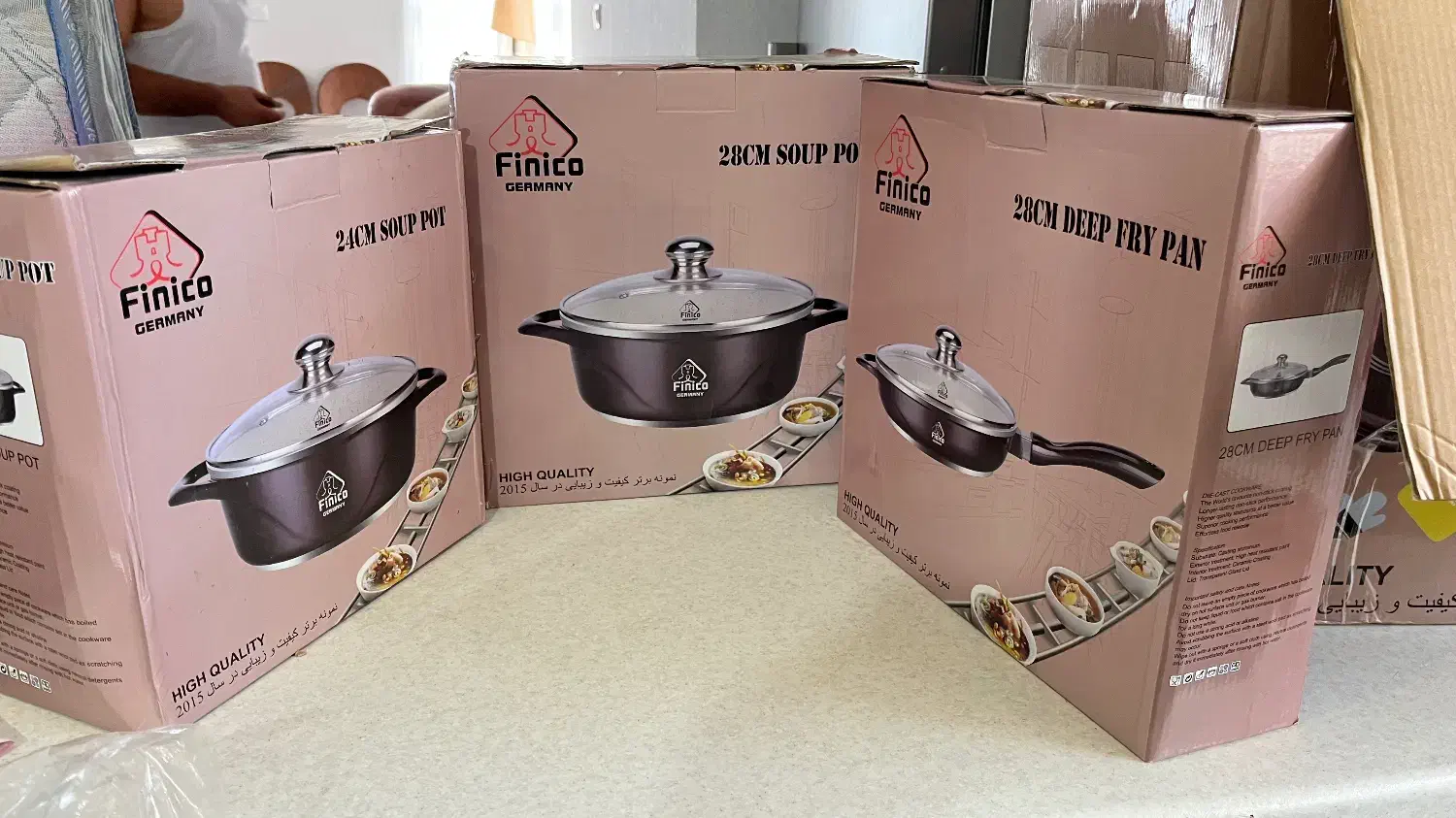 سرویس قابلمه finico المانی|ظروف پختوپز|کیش, |دیوار