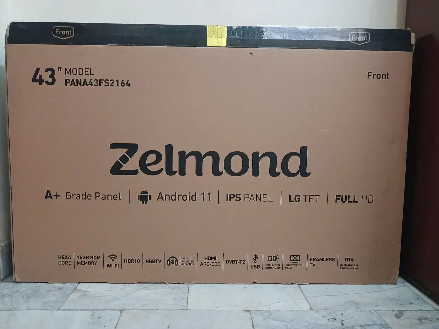 کارتن تلوزیون زلموند (پاناسونیک)|تلویزیون و پروژکتور|تهران, زیبادشت|دیوار