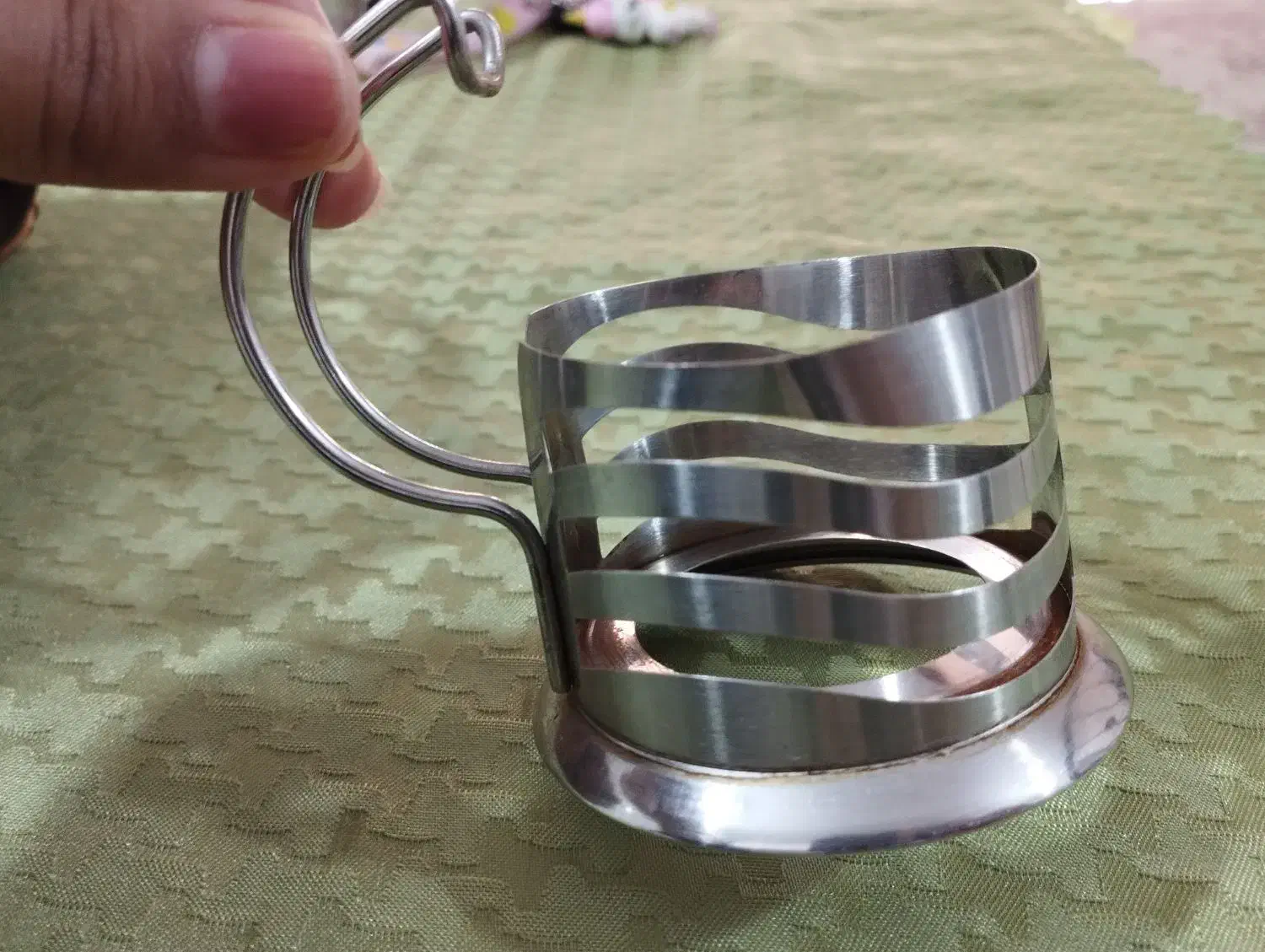 پایه استیل لیوان|ظروف سرو و پذیرایی|خرمآباد, |دیوار