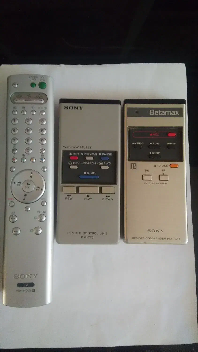 کنترل نایاب ویدیو بتاماکس SONY|پخشکننده DVD و ویدیو|تهران, فلسطین (میدان انقلاب)|دیوار