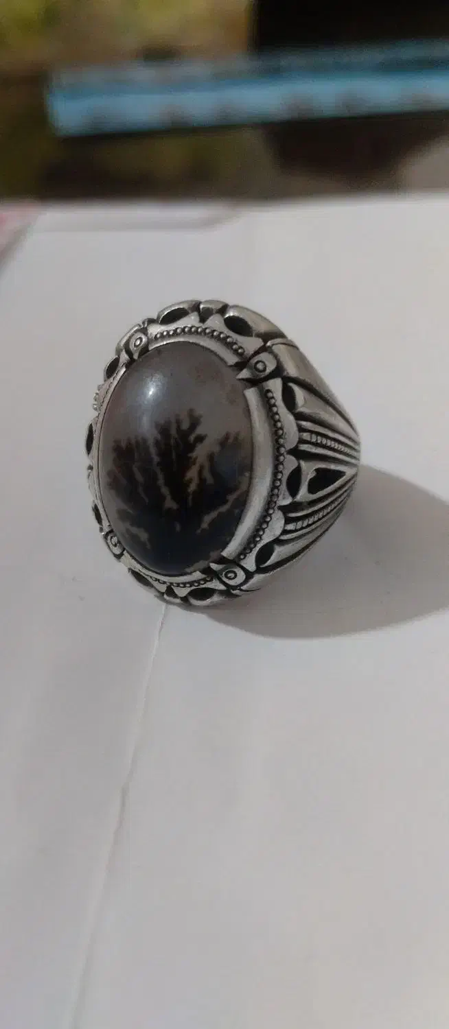 انگشتر نقره شجر قائن زنجان۱|جواهرات|تهران, نعمتآباد|دیوار