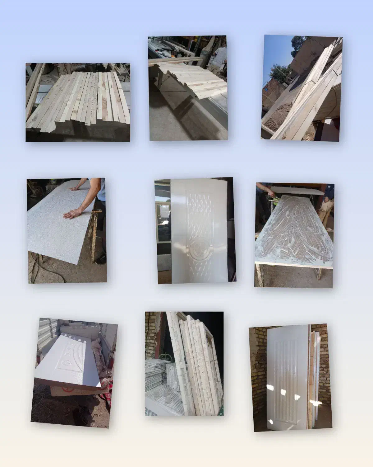 تولید درب اتاقی و کمد دیواری و کابینت|مصالح و تجهیزات ساختمان|تاکستان, |دیوار