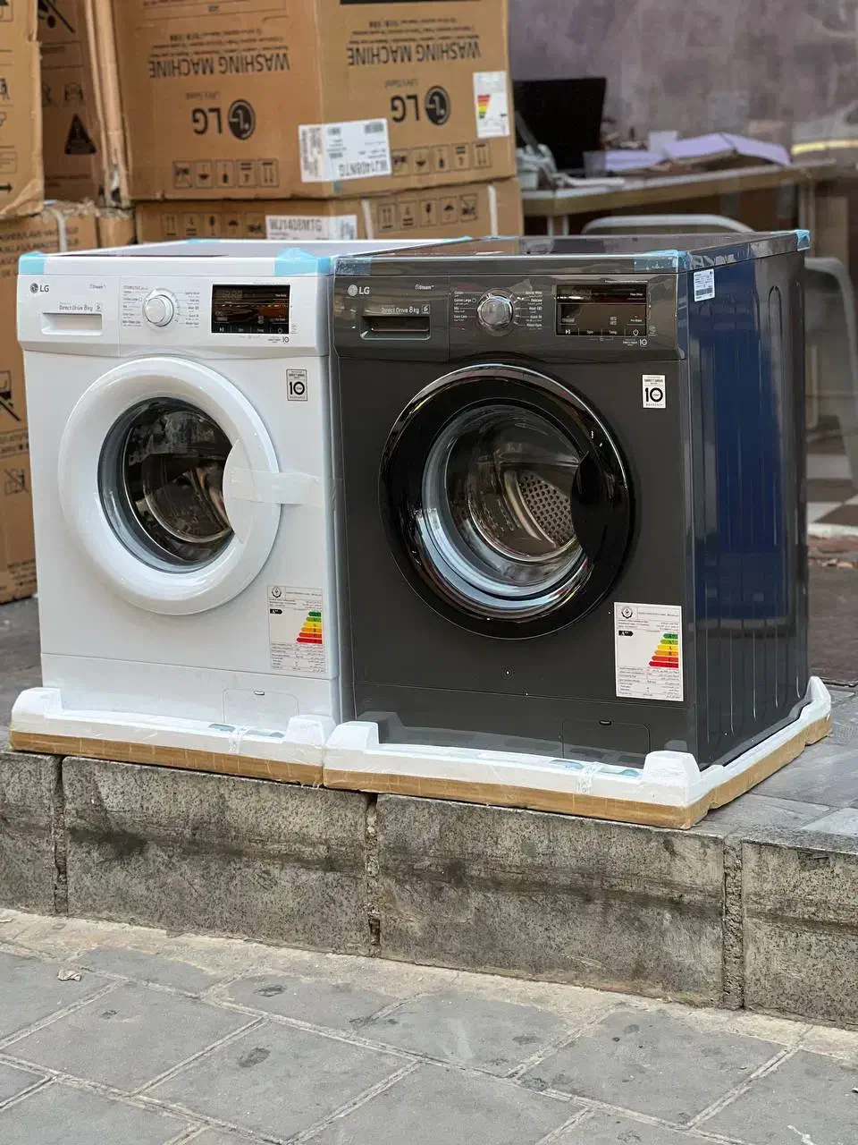 انواع لوازم خانگی خارجی اورجینال|ماشین لباسشویی و خشک‌کن لباس|نوشهر, |دیوار