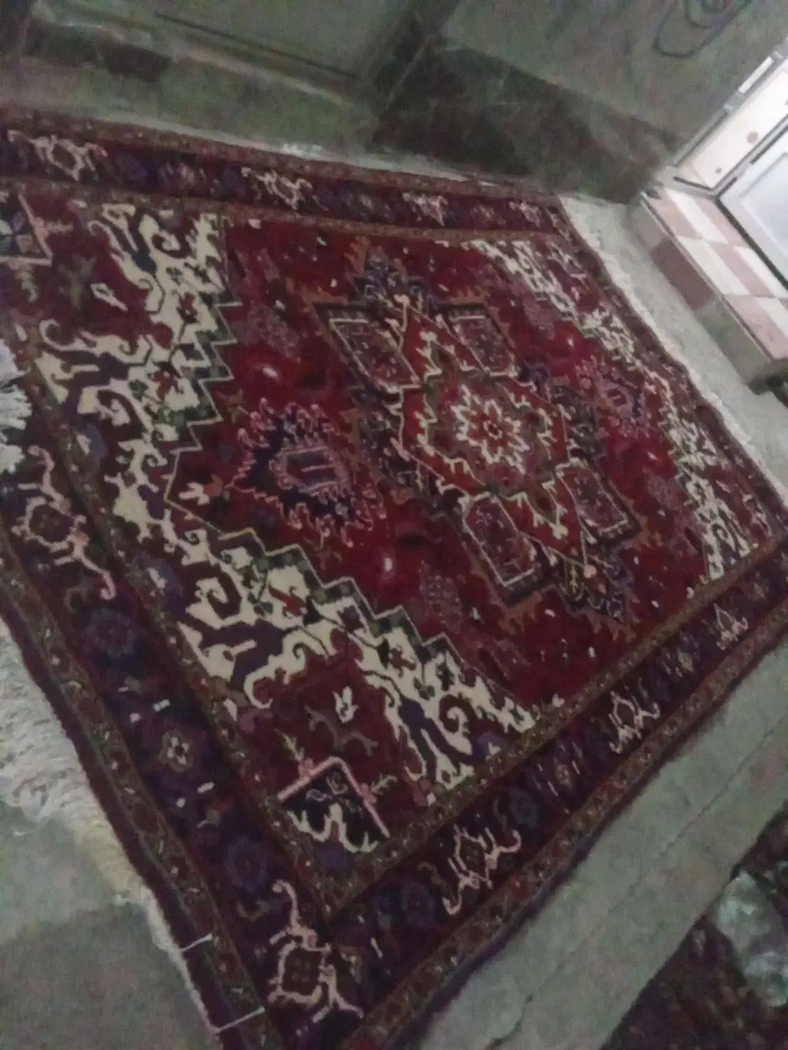 فرش ۶ متری نو وتازه از دار افتاده دستباف|فرش|خسروشاه, |دیوار