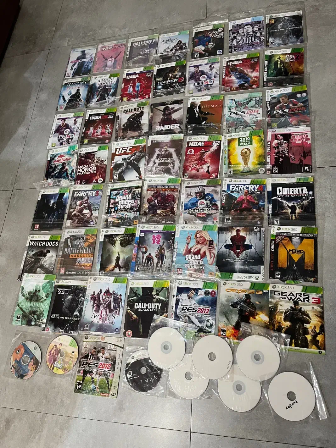 ۷۵ عدد سی دی ایکس باکس ۳۶۰ و ۶ عدد بازی کامپیوتر|کنسول، بازی ویدئویی و آنلاین|تهران, هفت حوض|دیوار