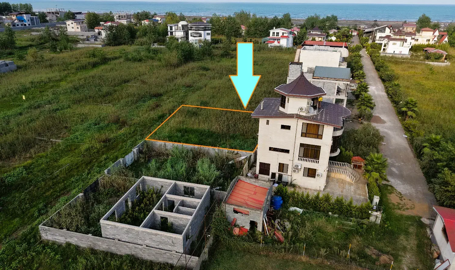 250 متری ساحلی پشت شهرک برند لوتوس قابل ساخت|فروش زمین و ملک کلنگی|رشت, بازار|دیوار