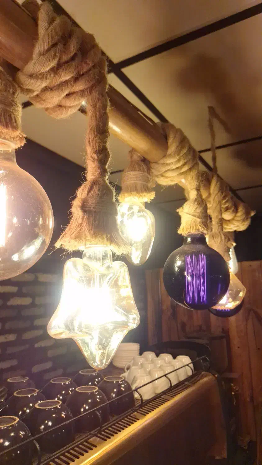 لوستر بامبو کنفی ۱۴ شعله|لوستر و چراغ آویز|کرج, فاز ۴ مهرشهر|دیوار