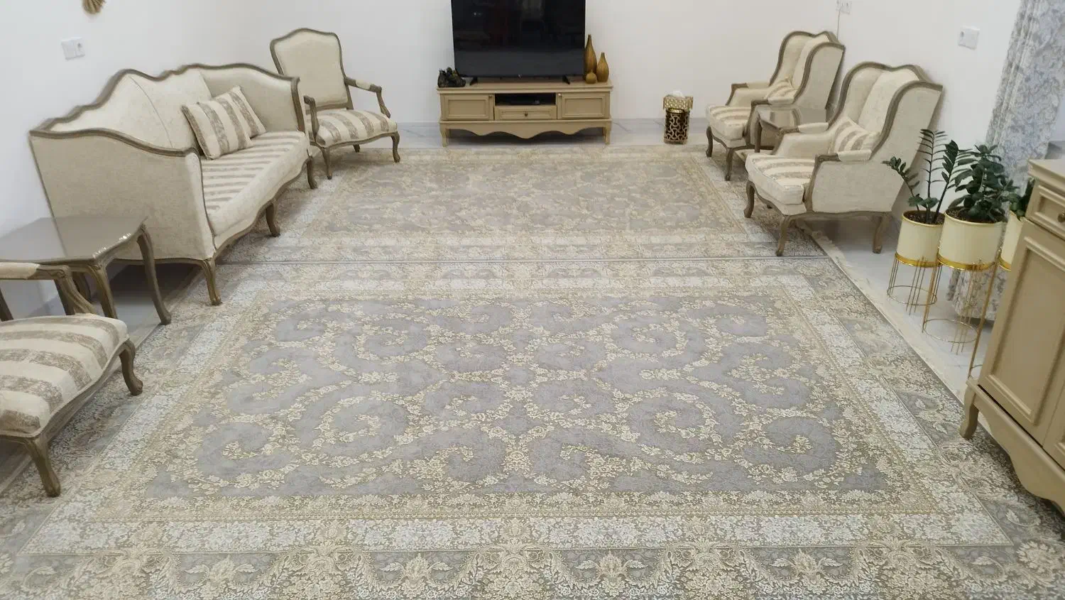دو تخته فرش ۹متری طرح جدید ۱۲۰۰شانه تراکم۳۶۰۰|فرش|بهبهان, |دیوار
