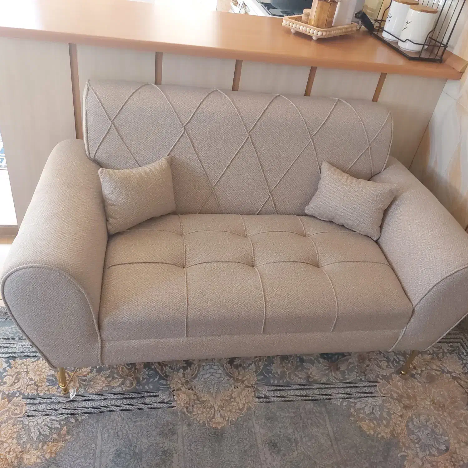 مبل راحتی هفت نفره|مبلمان خانگی و میز عسلی|شاهینشهر, ۹ دی|دیوار