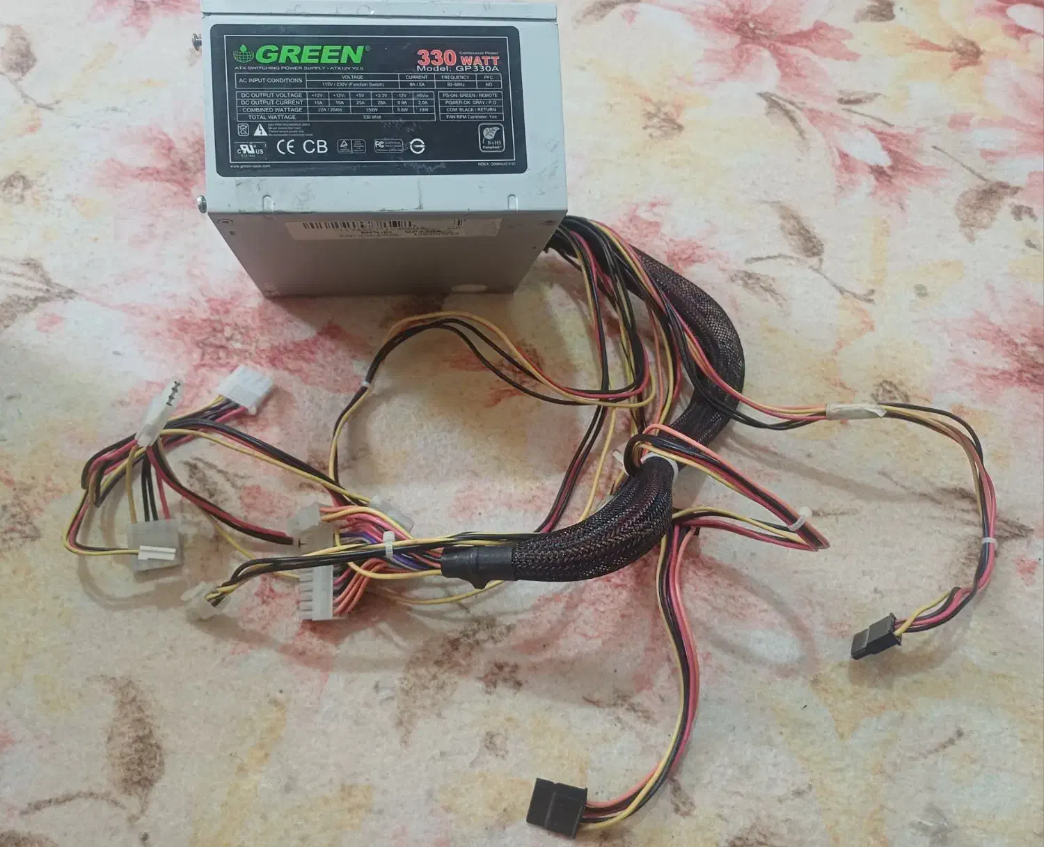 پاور 330 وات گرین|قطعات و لوازم جانبی رایانه|سعدآباد, |دیوار