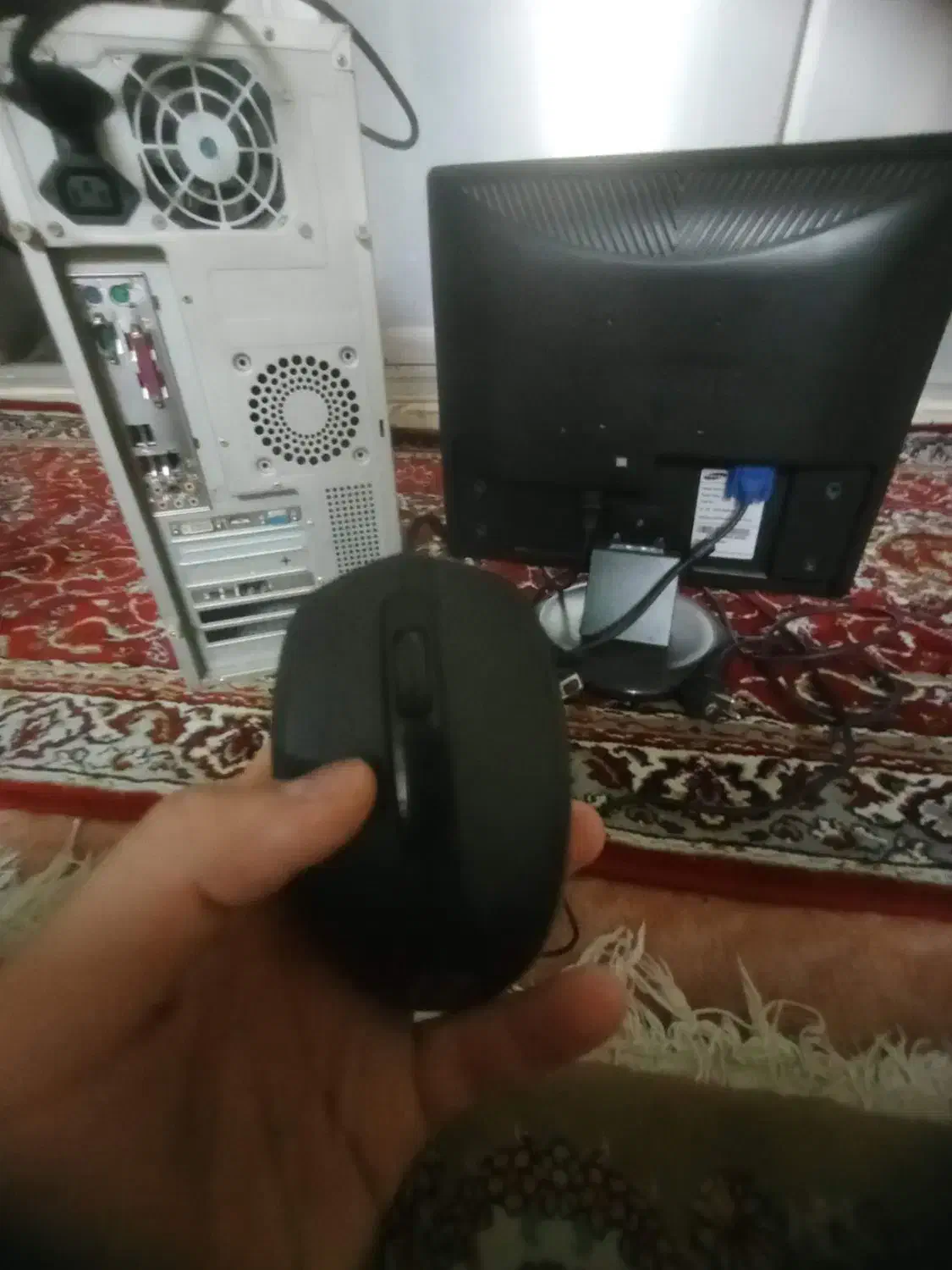 کامپیوتر SAMSUNG و کیس و یک موس|رایانه رومیزی|تهران, بلورسازی|دیوار