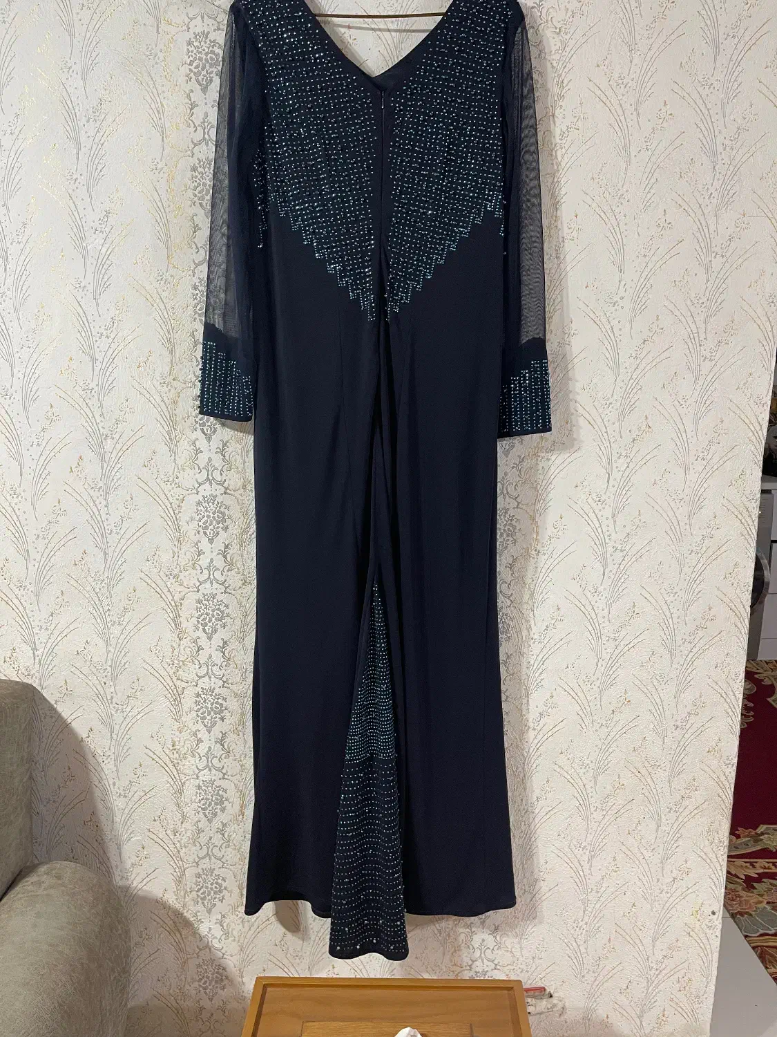 لباس مجلسی سرمه ای.. نو..|لباس|رامسر, |دیوار