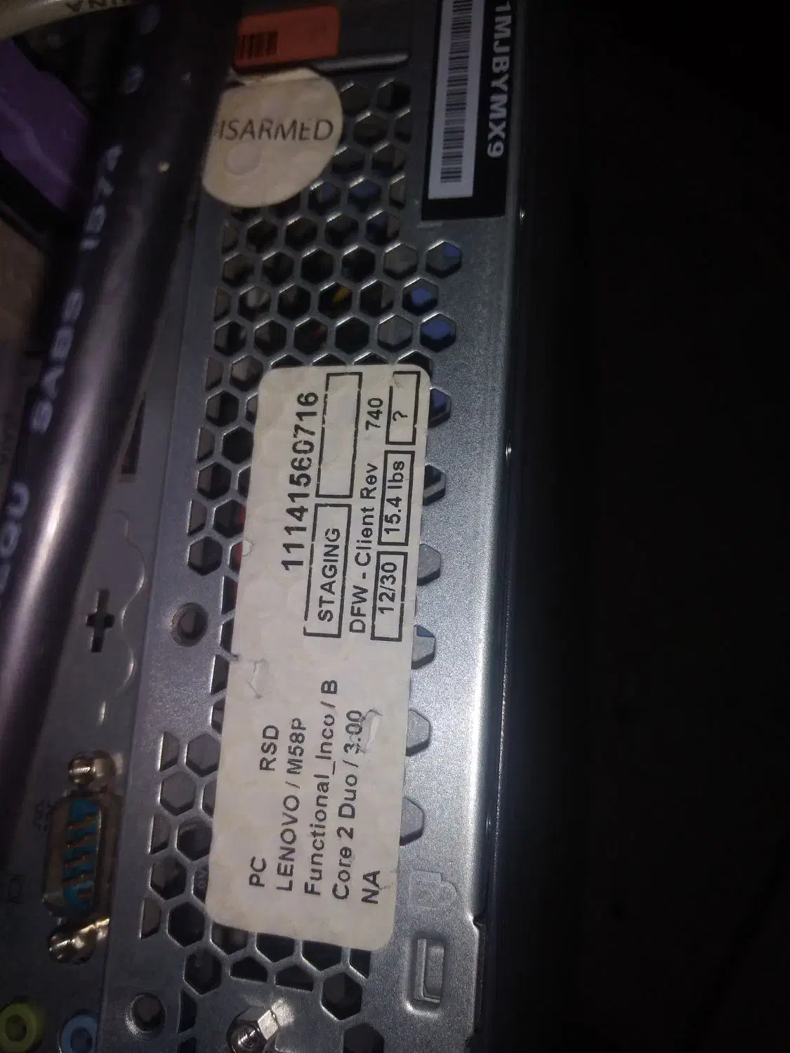 مینی کیس 4Gb ram hard240 - dell m58p|رایانه رومیزی|تهران, استخر|دیوار