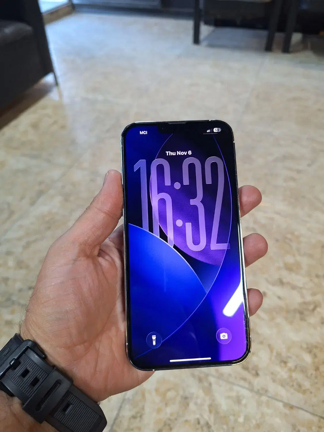 آیفون 13 پرو مکس سفید|موبایل|ملایر, |دیوار