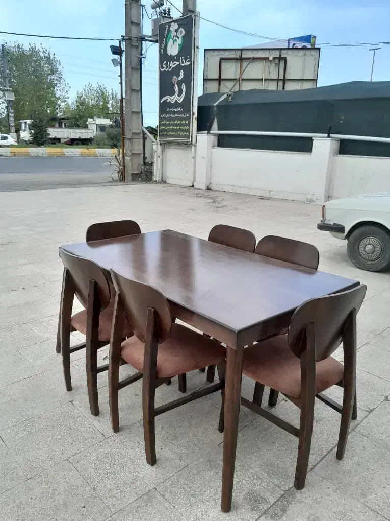 فروش فوری میز نهارخوری و صندلی|میز و صندلی غذاخوری|چالوس, |دیوار