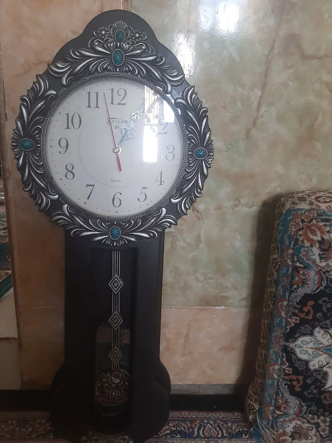ساعت|ساعت دیواری و تزئینی|خاش, |دیوار