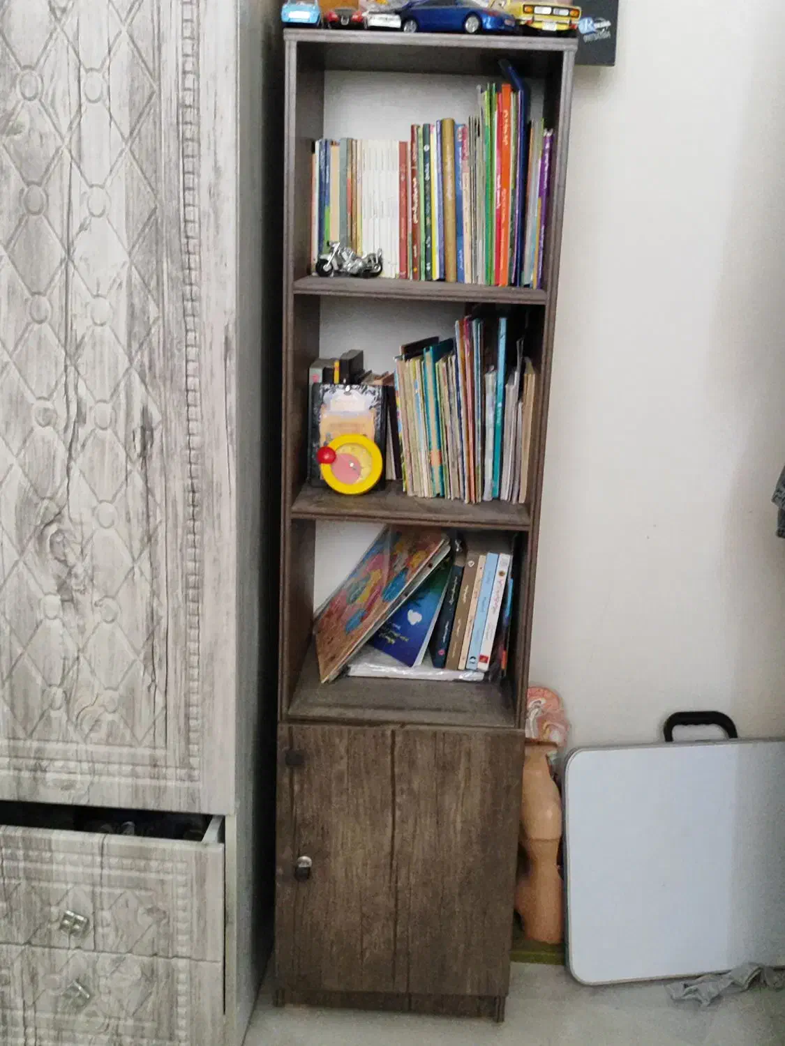 کتابخانه|کتابخانه، شلف، قفسههای دیواری|شیراز, صاحب الزمان|دیوار