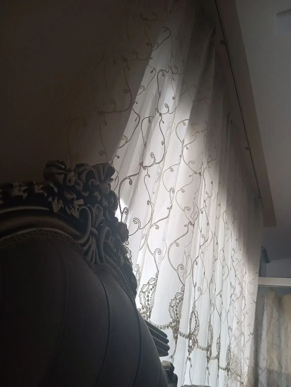 پرده سالم به شرط با چوب پرده کتیبه|پرده، رانر، رومیزی|محمدشهر, شهرک پیام (مهرالبرز)|دیوار