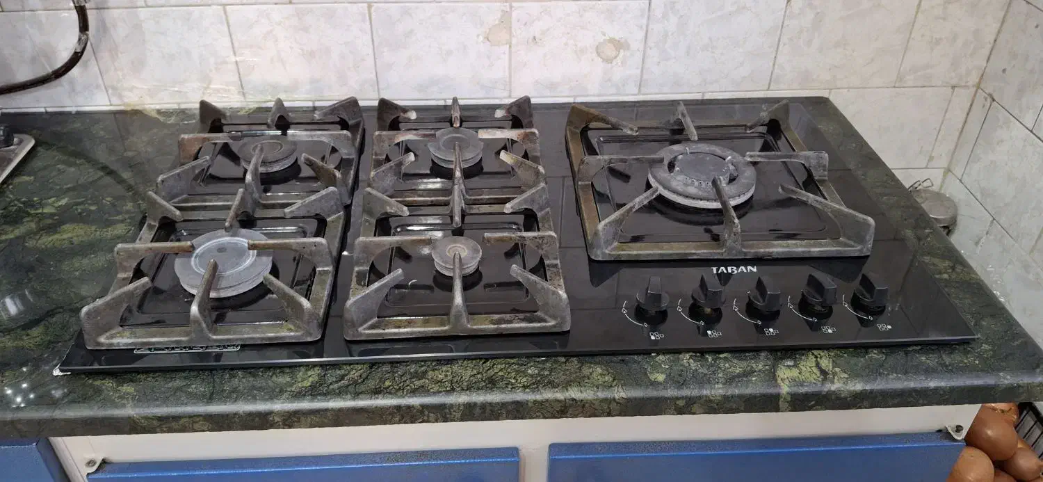 گاز توکار صفحه شیشه ای|اجاق گاز و لوازم برقی پخت‌وپز|آزادشهر, |دیوار