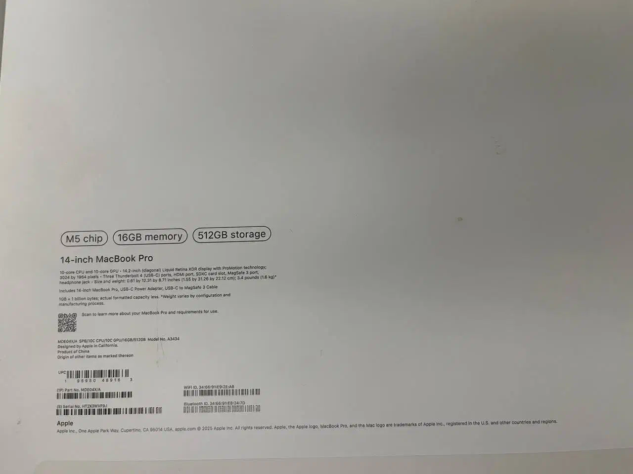 MacBook pro M5|رایانه همراه|کرمانشاه, |دیوار