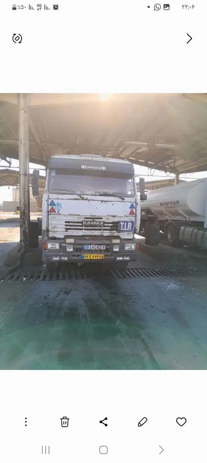 کشنده ی شش چرخ کاماز|خودرو سنگین|تبریز, |دیوار