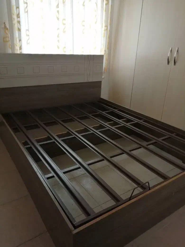 تختخواب دو نفره جنس بدنه ام دی اف|تخت و سرویس خواب|تنکابن, |دیوار