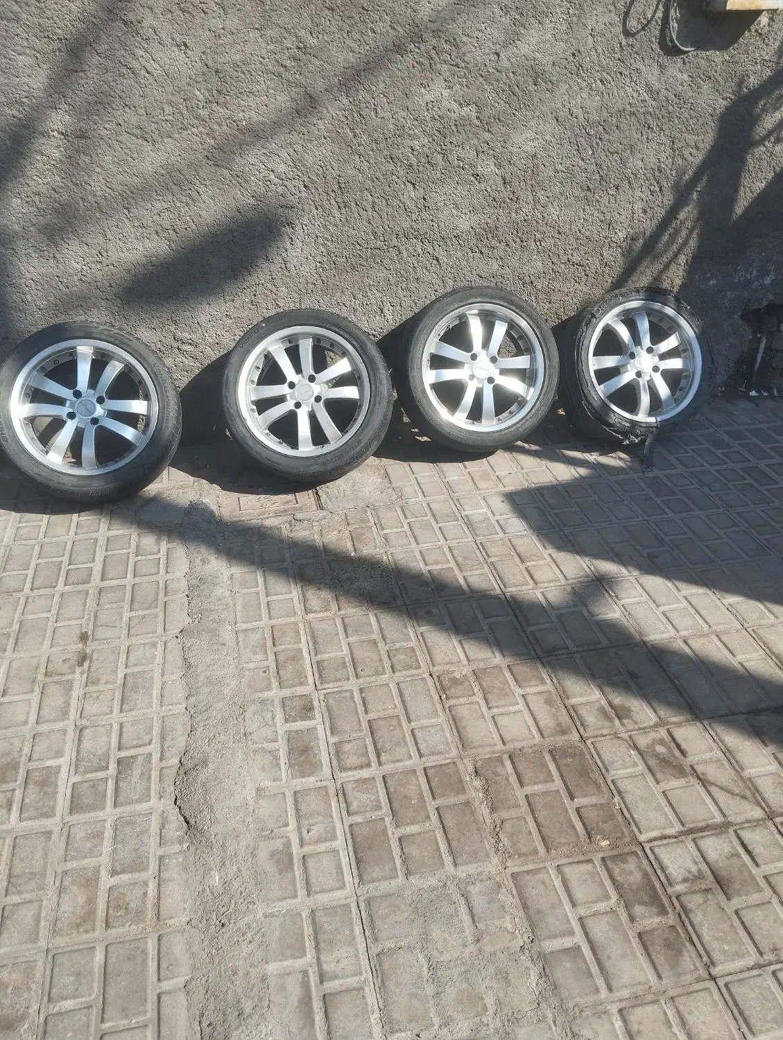 رینگ هفده با لاستیک ۵۰ درصد|قطعات یدکی و لوازم جانبی|بم, |دیوار