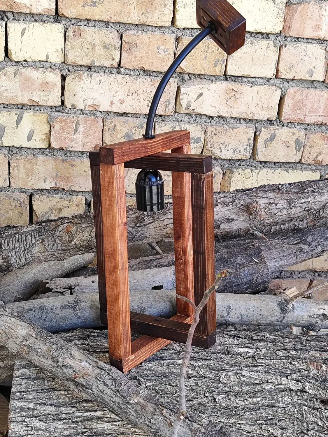 لوستر چوبی|لوستر و چراغ آویز|اصفهان, گرکان|دیوار