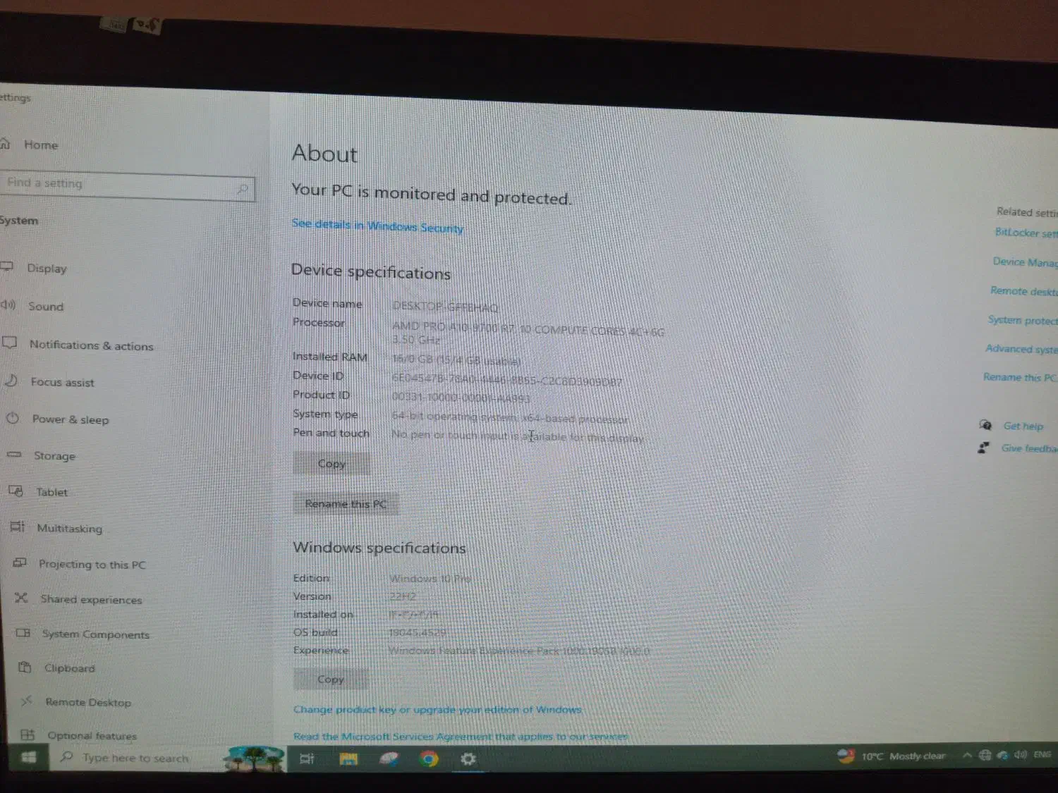 مینی کیس و مانیتور hp همراه موس و کیبورد|رایانه رومیزی|چناران, |دیوار