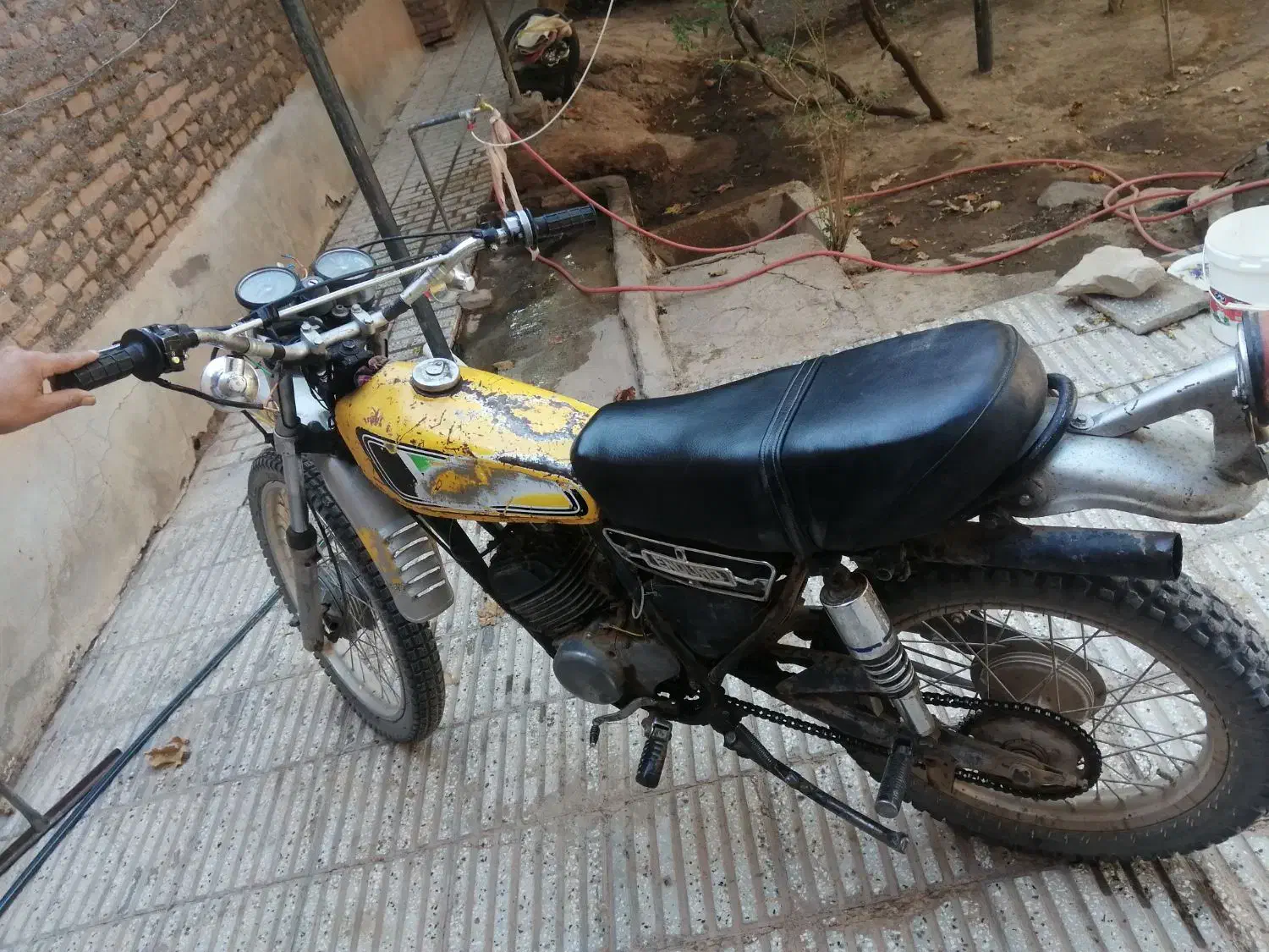 موتور تریل یاماها 125 cc ژاپنی مدل 58 بامدارک کامل|موتورسیکلت|داورزن, |دیوار