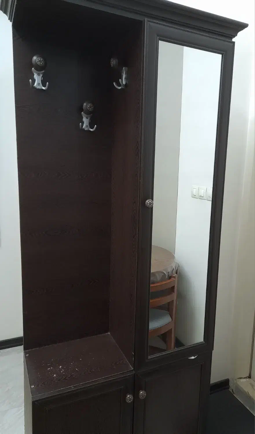 ی عدد جاکفشی آینه دار جادار|جاکفشی، کمد، دراور|هشتگرد, هشتگرد قدیم|دیوار