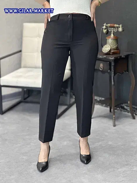 شلوار راسته کتان مشکی|لباس|بیرجند, |دیوار