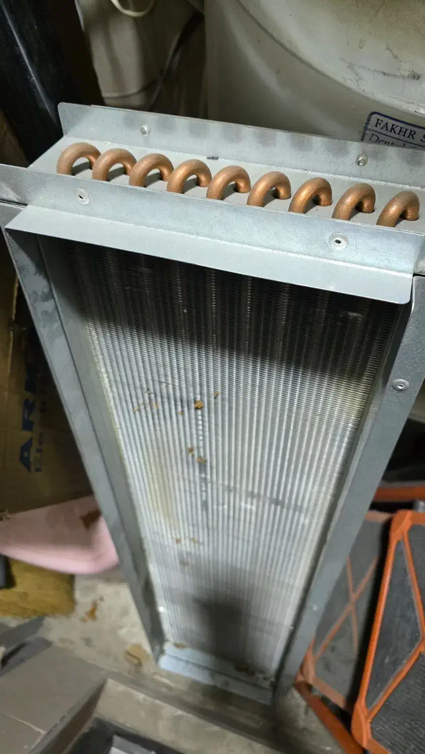 کویل آب گرم|کولر گازی و فنکوئل|اراک, |دیوار