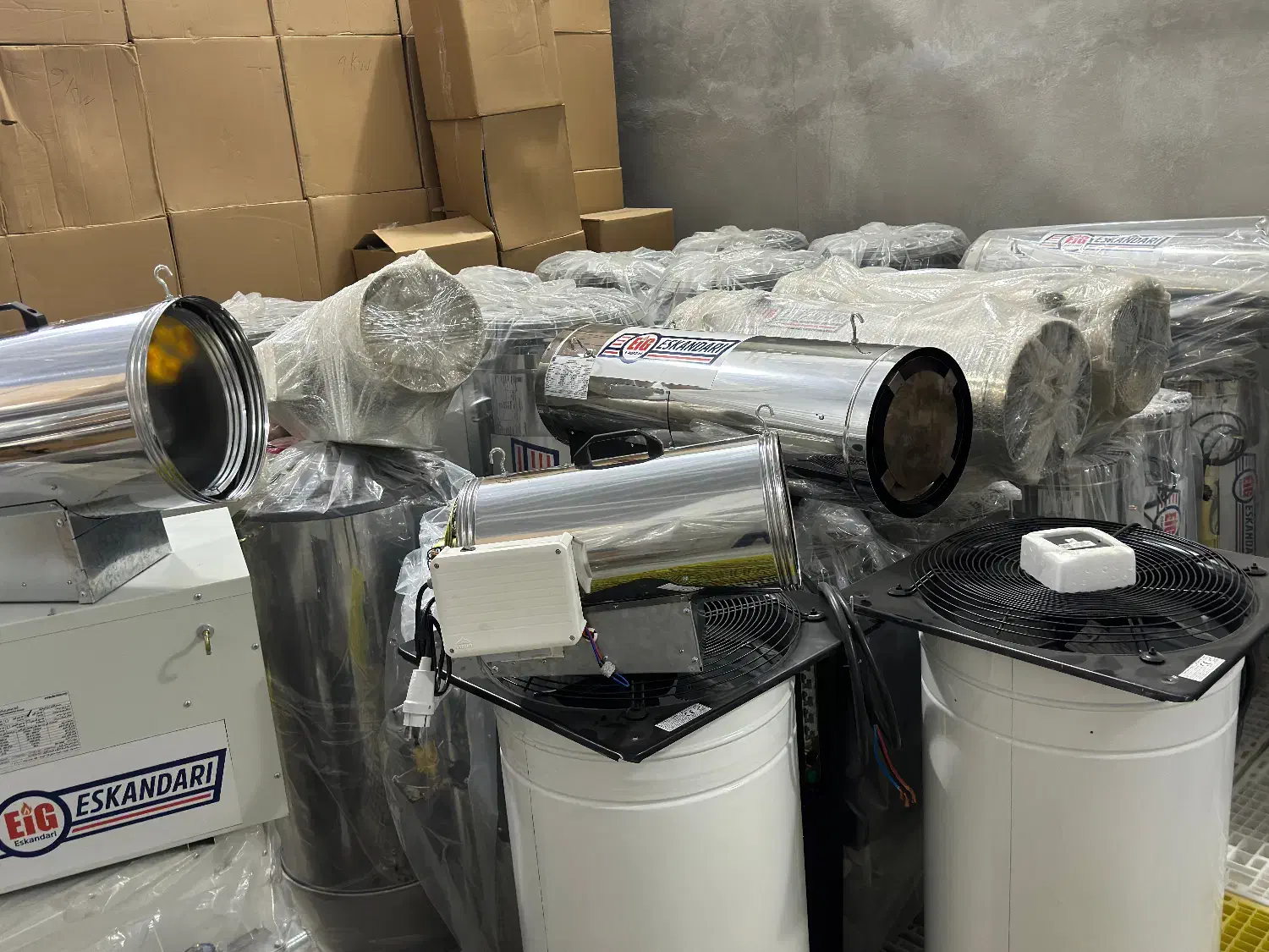 جت هیتر فندار 15 هزار بخاری گازی دوگانه مرغداری|ماشین‌آلات صنعتی|سنندج, |دیوار