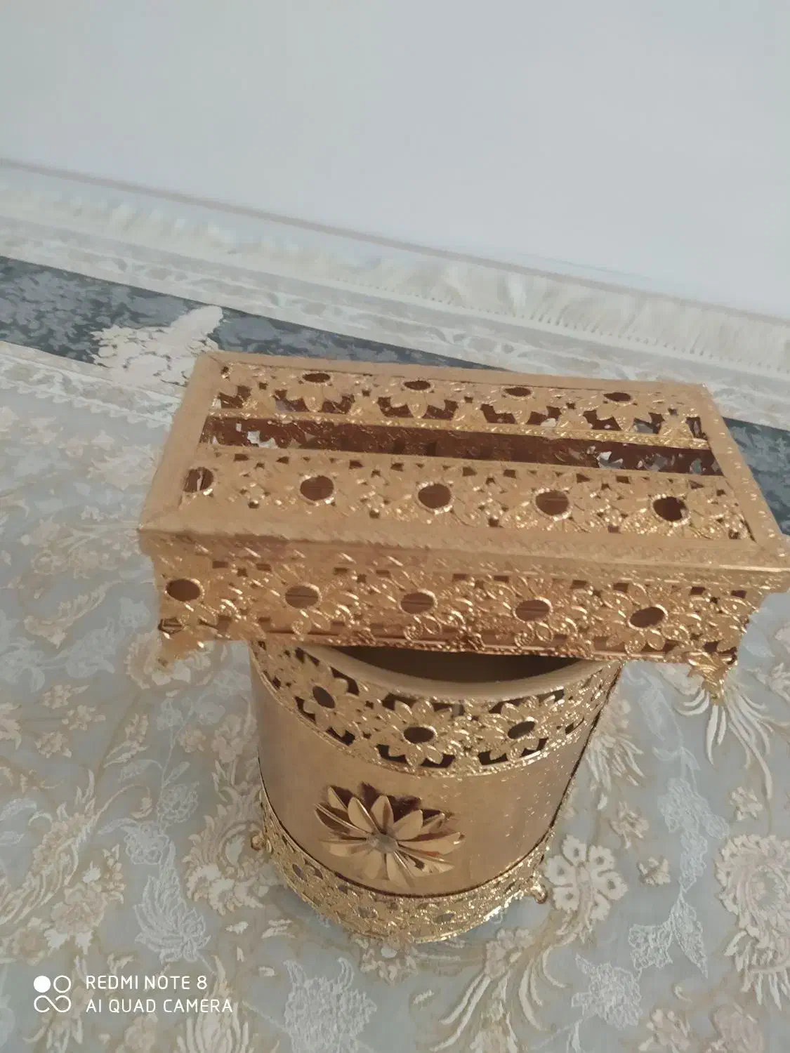 سطل و دستمال کاغذی|صنایع دستی و سایر لوازم تزئینی|قم, امامزاده ابراهیم|دیوار