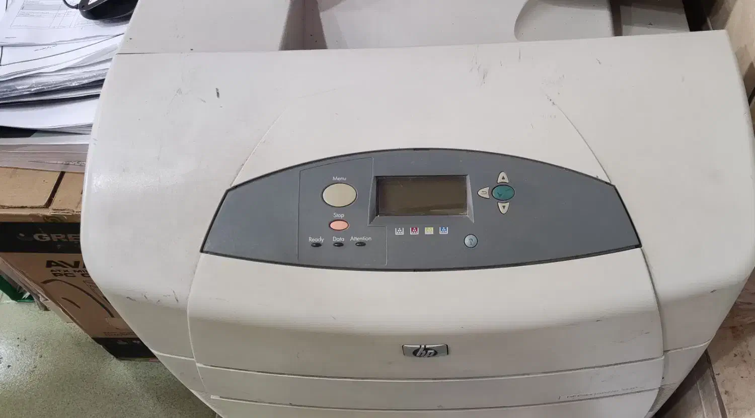 پرینتر hp5550لیزری|پرینتر، اسکنر، کپی، فکس|سی‌سخت, |دیوار