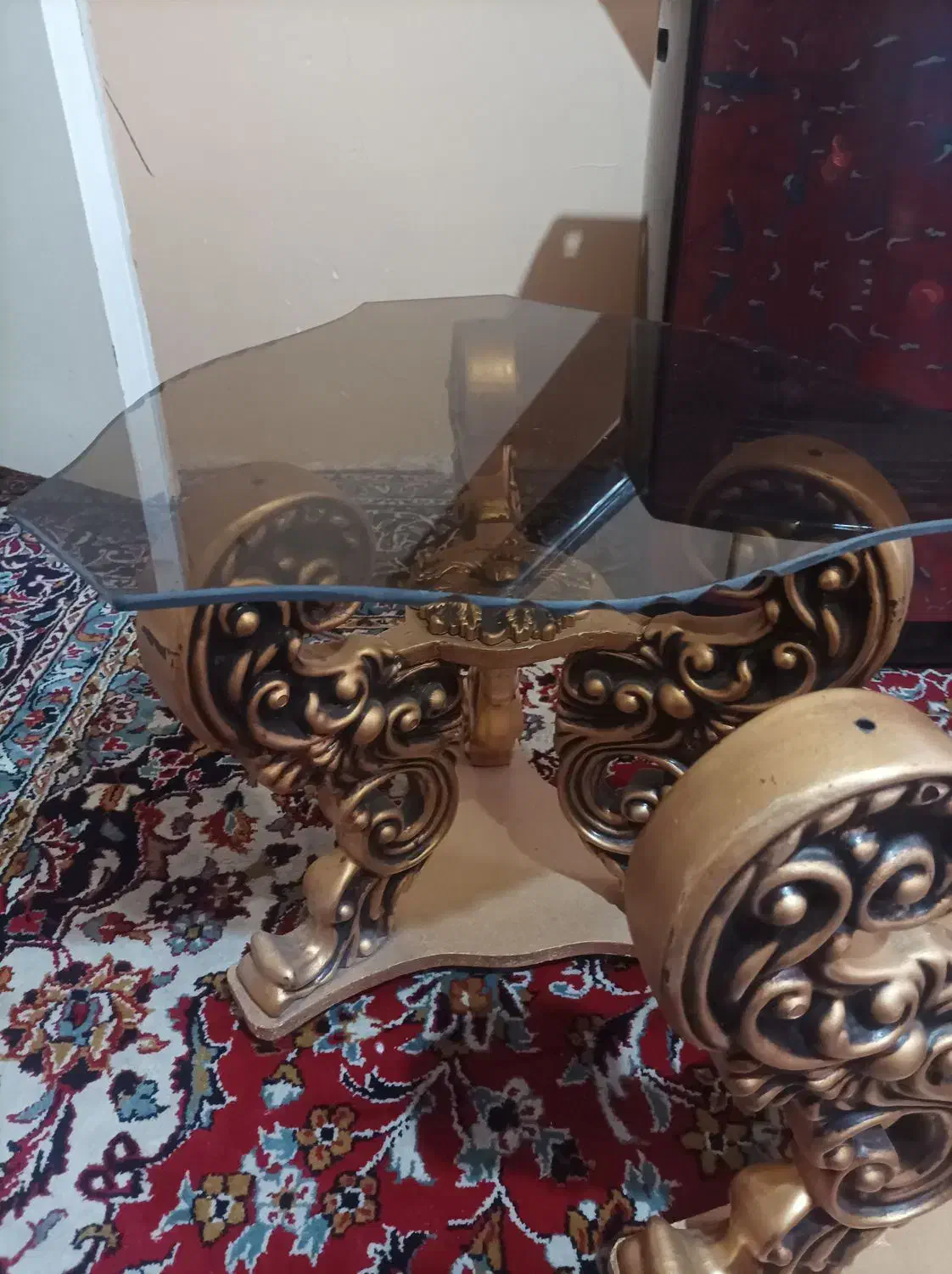 میز منبت طلایی|میز و صندلی غذاخوری|مشهد, عبادی|دیوار